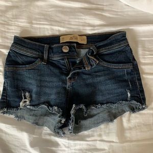 hollister jean shorts